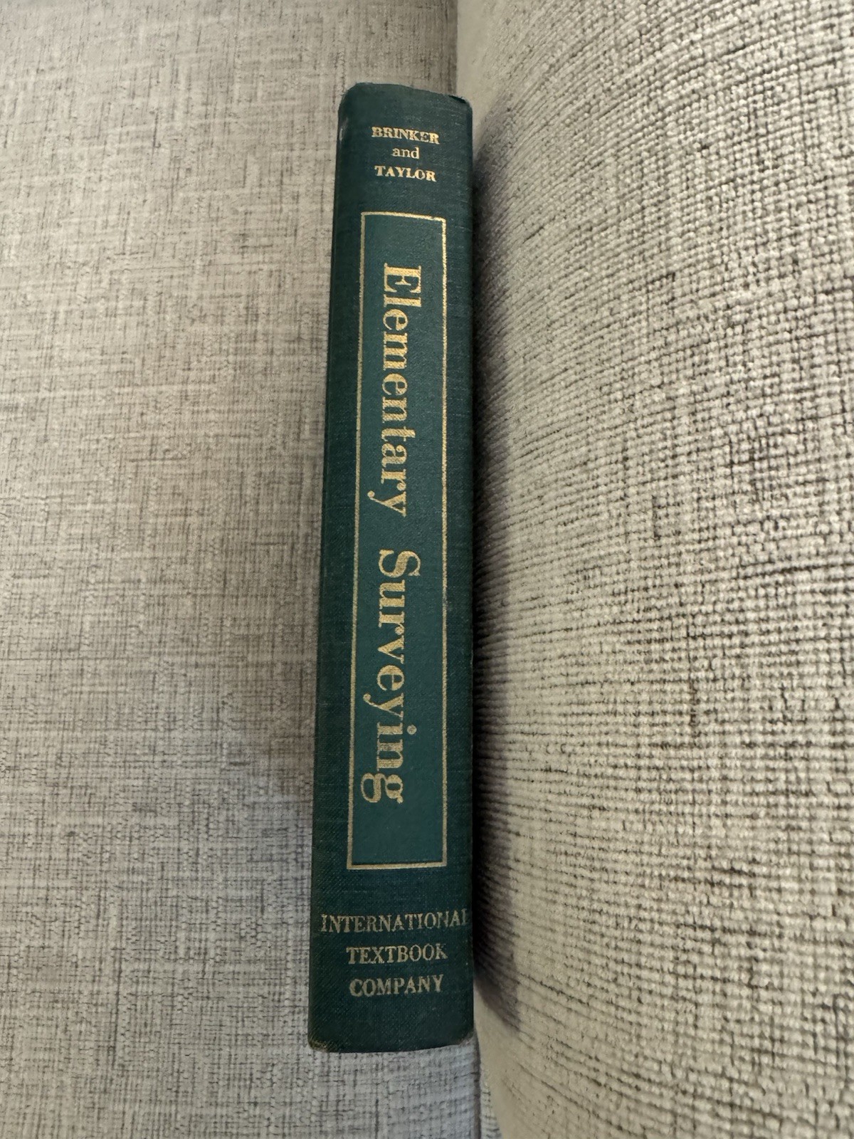 Elementary Surveying 4th Ed 1963 Brinker Taylor Civil Engineering HC Textbook