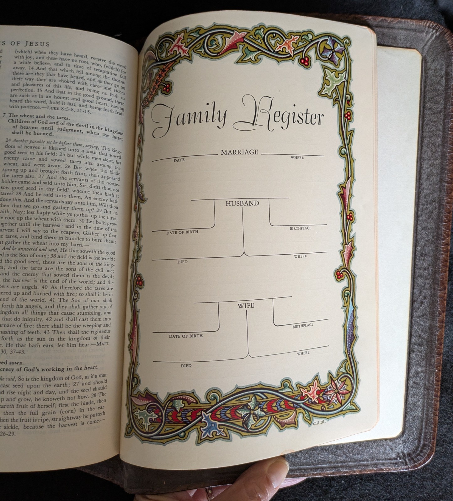 Vintage The Holy Bible Heritage Edition 1954 King James Version Clean