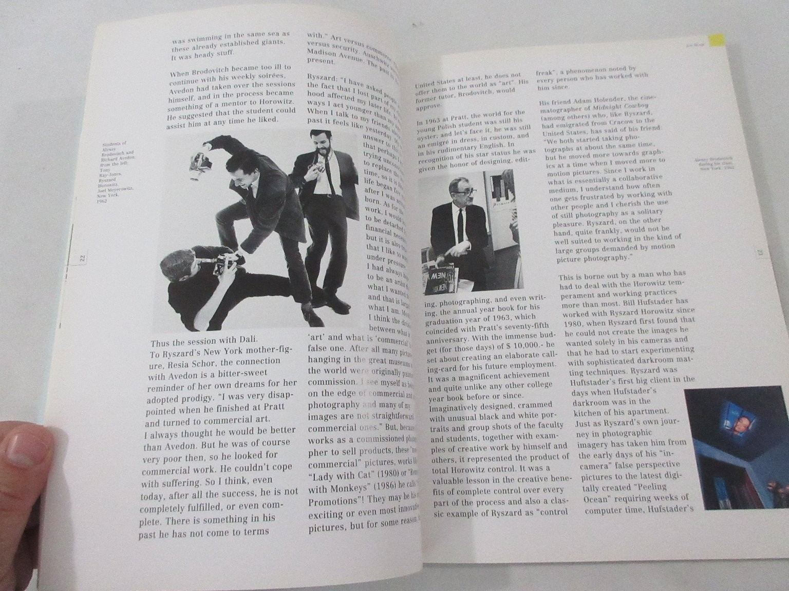 Ryszard Horowitz SIGNED Inscribed 1998 Fine Art Photography Book Monograph