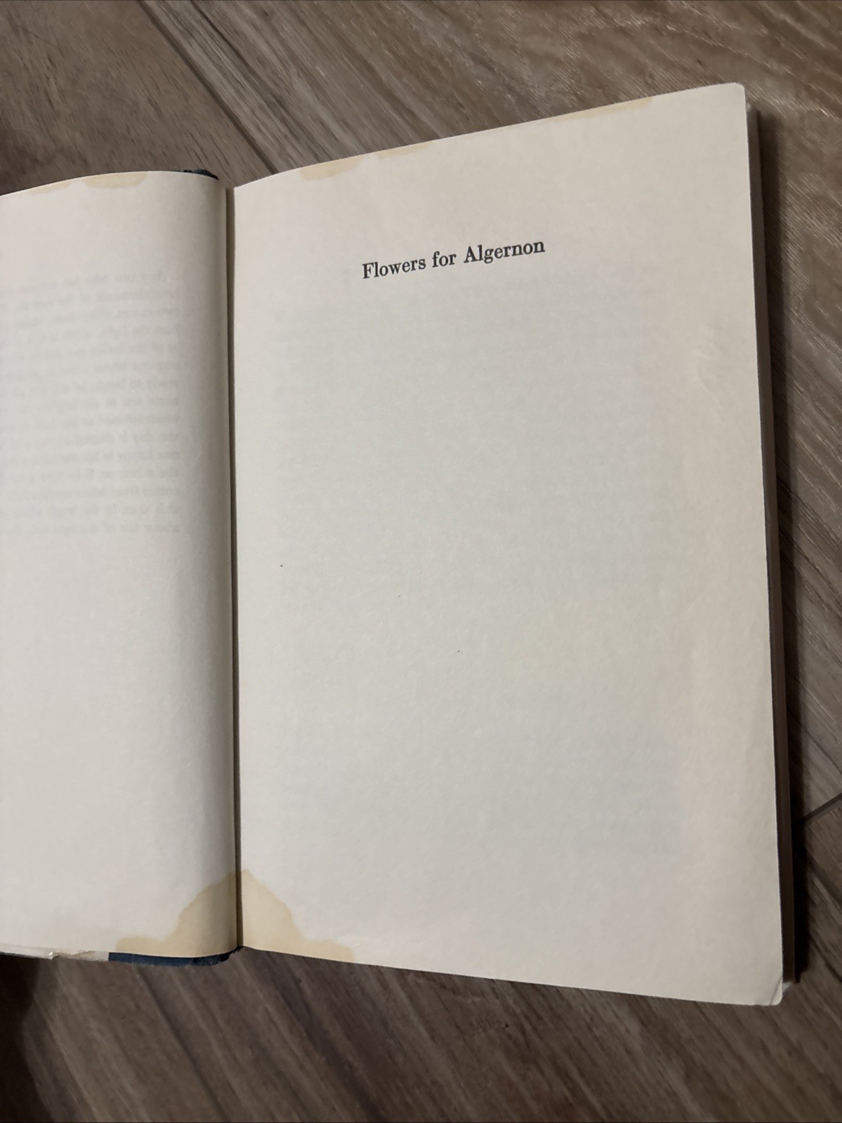 Flowers for Algernon — Daniel Keyes (1966, Hardcover) Ex Library Book