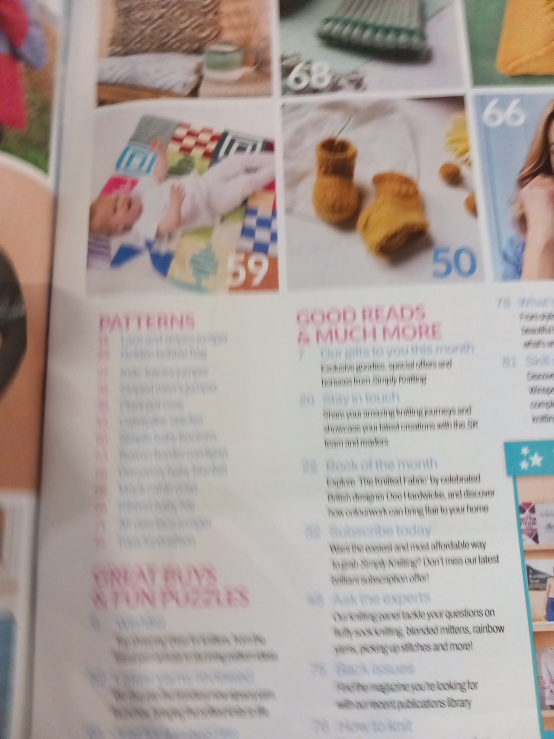 Simply Knitting#276,New Patterns,Tips + Heart Needle Stoppers & 2.5mm DP Needles