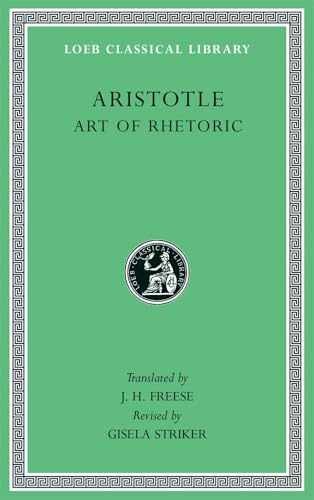 Art of Rhetoric (Loeb Classical Library) – Hardcover, by Aristotle – Very Good b