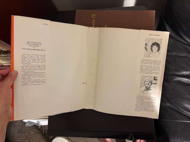 *Collector’s Encyclopedia of Half-Dolls* Marion, HC/DJ/1st Ed/NF 1979, 608 pages