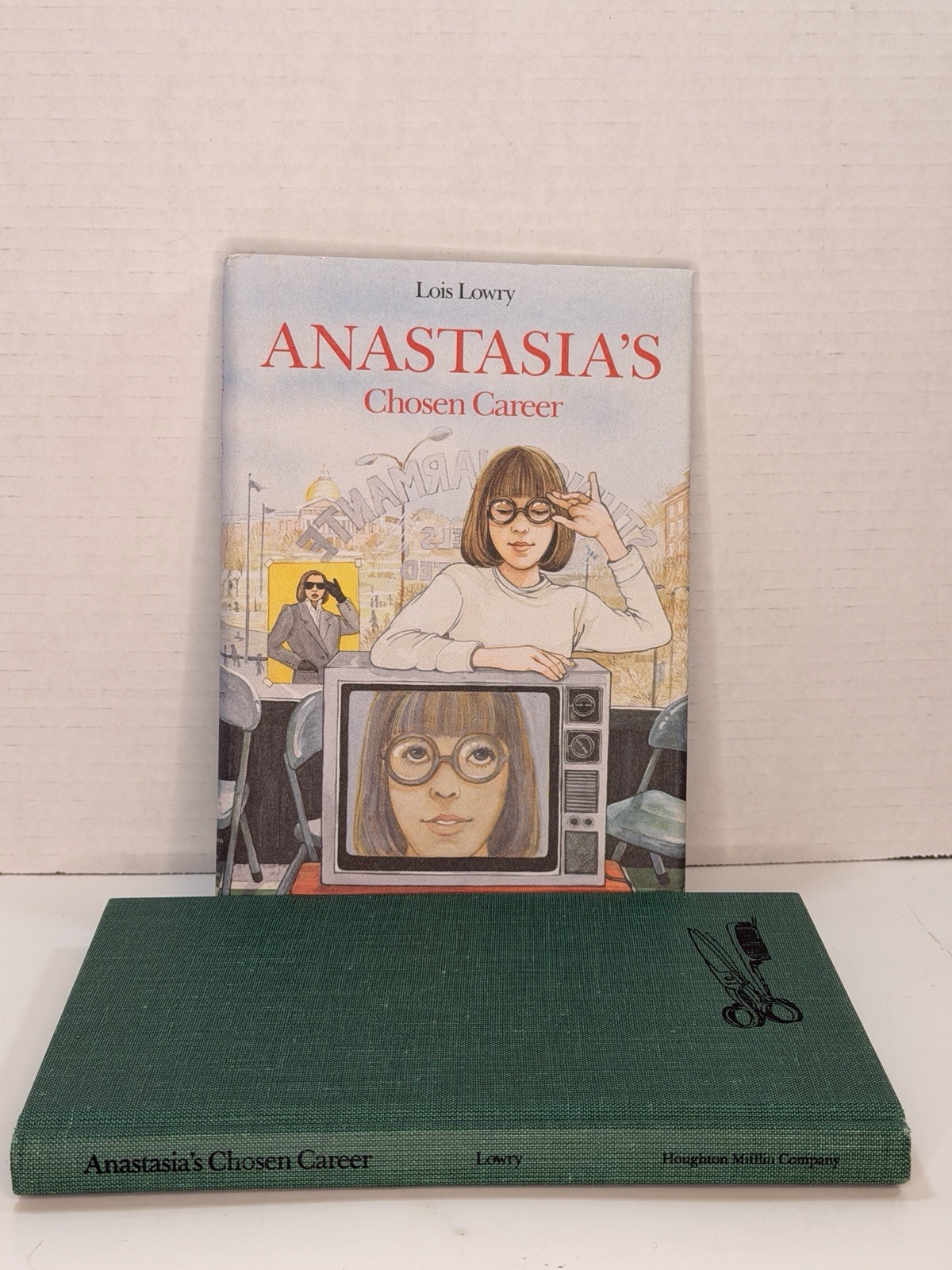 Lois Lowry Signed Inscribed 1st Ed Anastasia’s Chosen Career HC DJ 1987 📖w/❤️’s