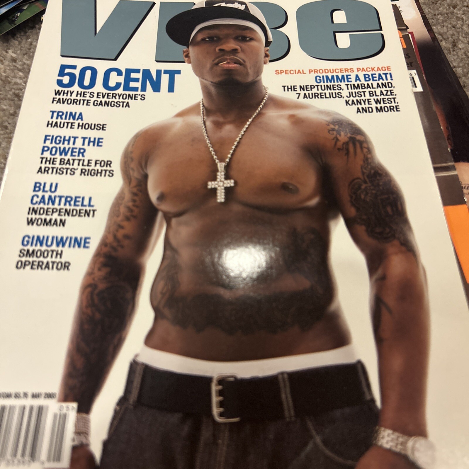 Vibe Magazine No Label May 2003 50 Cent G-Unit