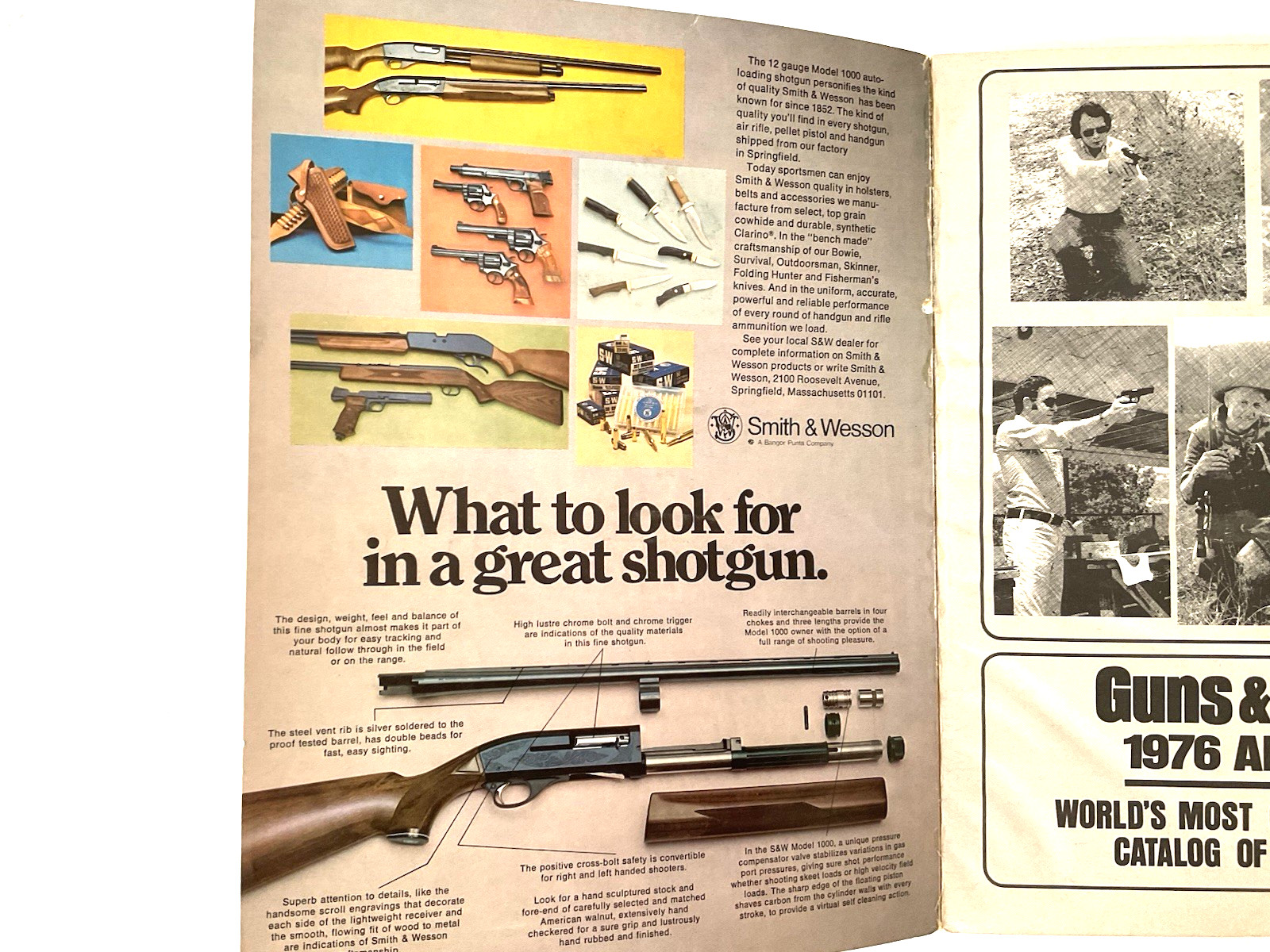 Vintage Guns & Ammo 1976 Annual Bool Special Handgun Issue 336 pages Used
