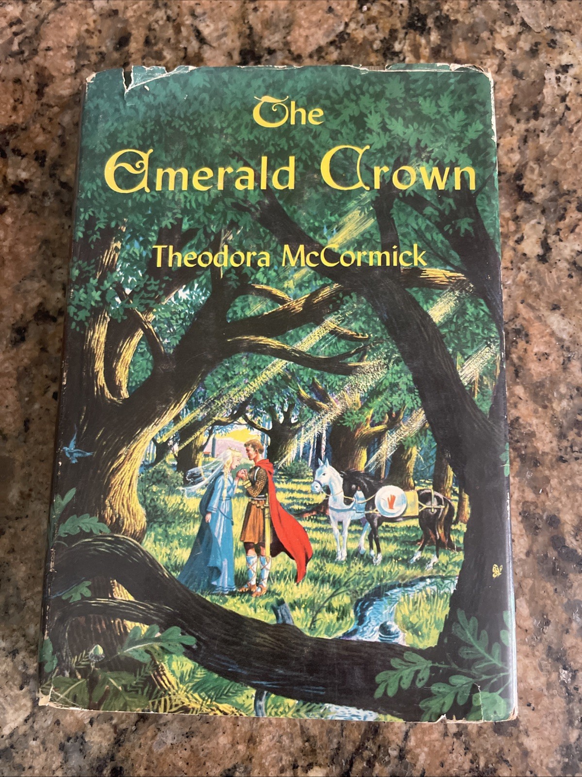 The Emerald Crown – Theodora McCormick 1955 HCDJ Book Club Edition