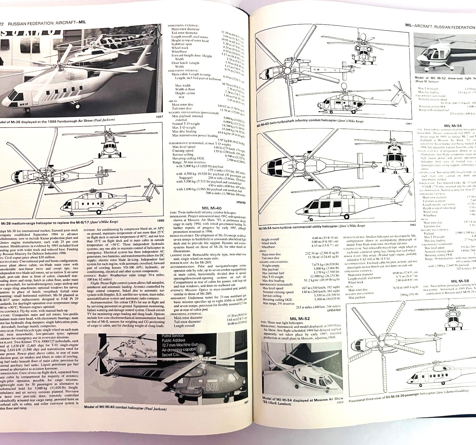 Vintage Jane’s All The Worlds Aircraft 1997-98 Book Hardcover Ex-Library