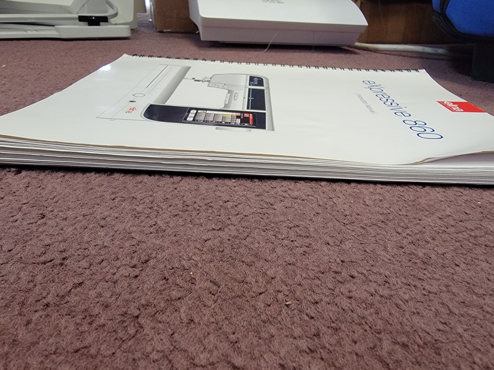 Elna Expressive 860 Instruction Manual: 138 Pages – Used