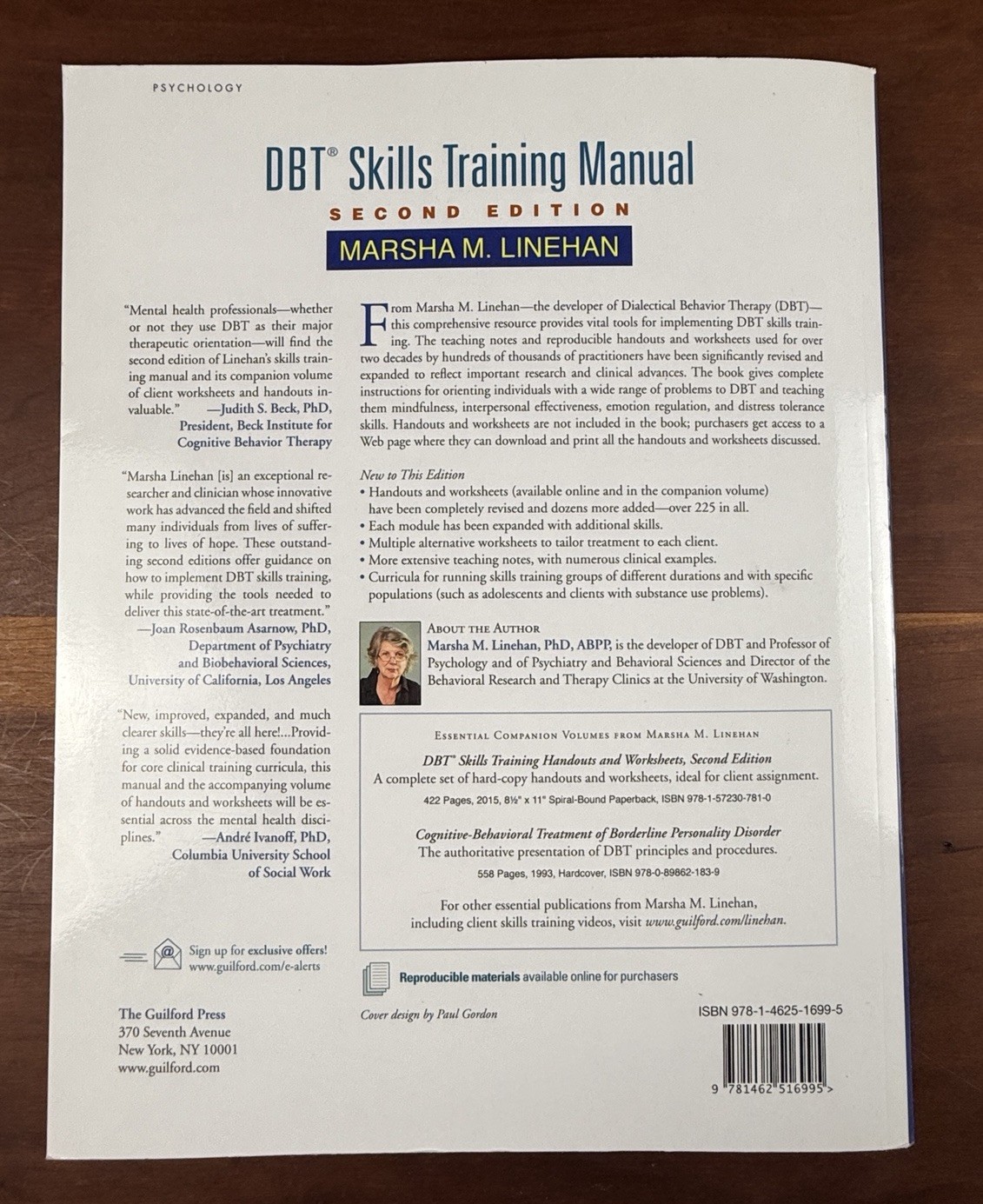 DBT Skills Training Manual – Paperback, by Linehan Marsha M. – Second Edition