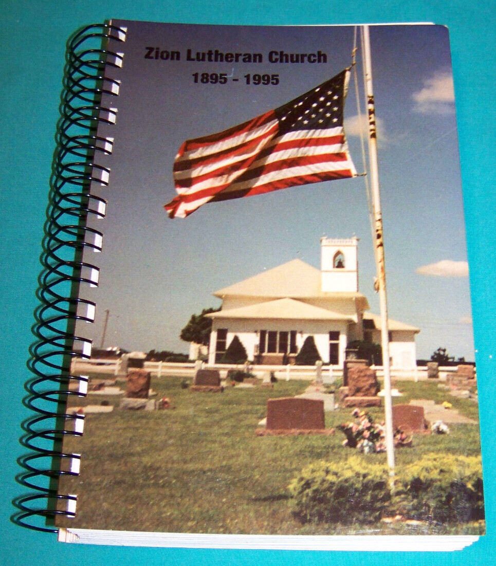 Zion Lutheran Church Everest Kansas 100th Anniversary Cookbook 1995 800 Recipes