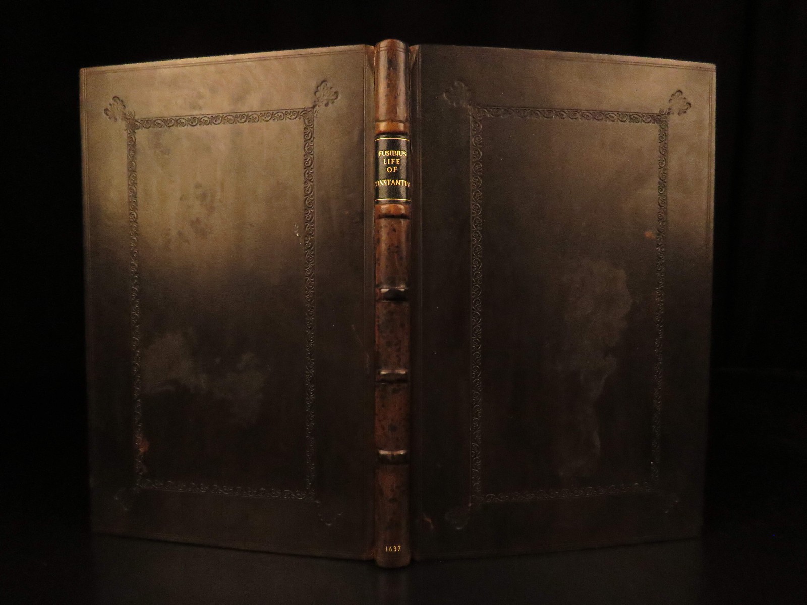 1637 – Life of Constantine – Eusebius | First English Edition, Beautiful Binding