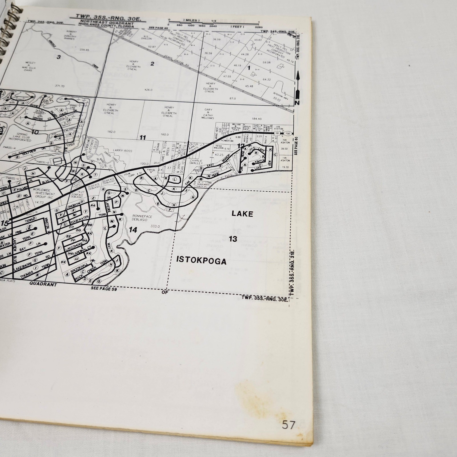Florida Plats Highlands County Plat Directory Florida 1991 1998 White Maps