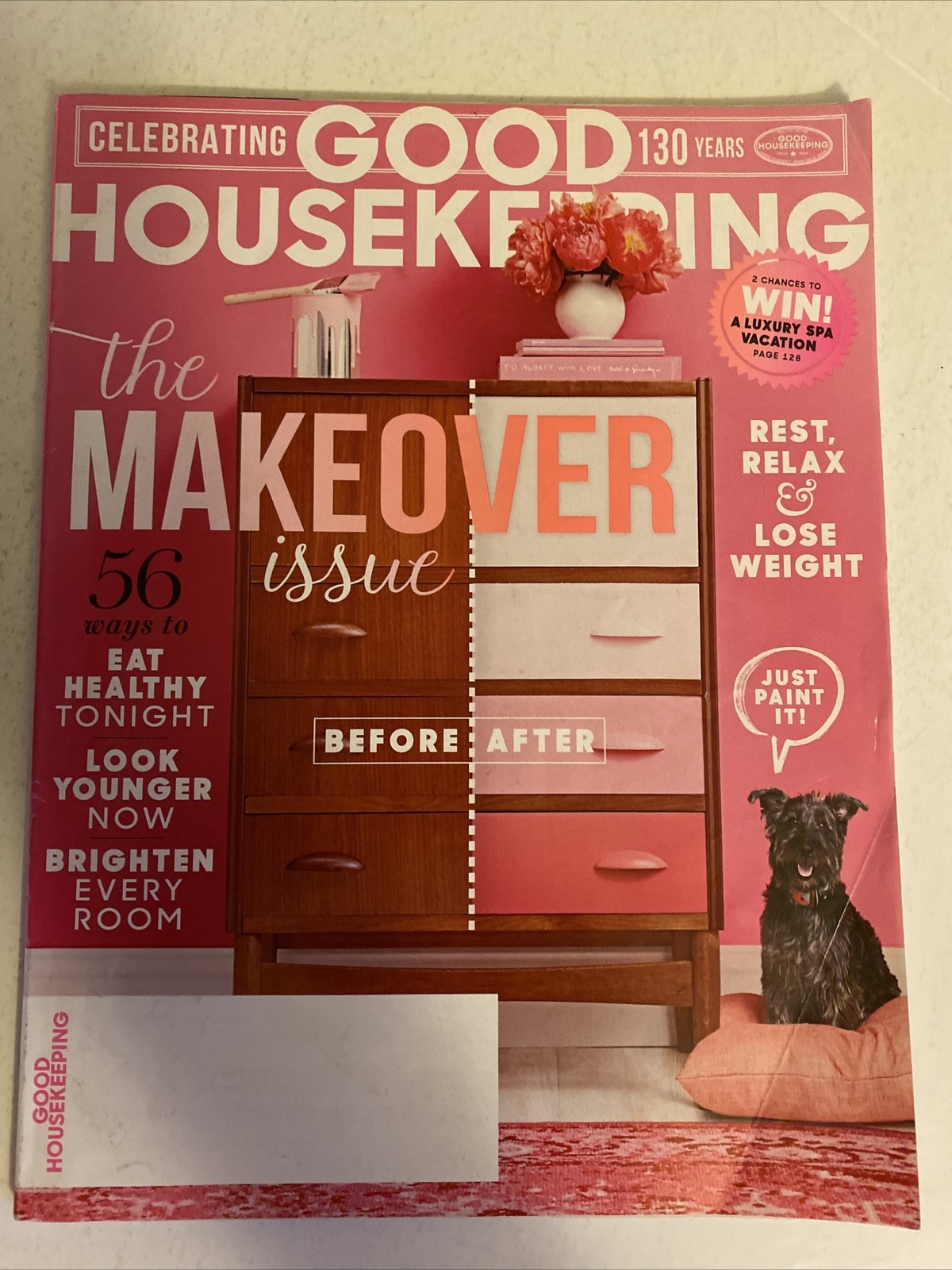Good Housekeeping Magazine January 2016 Makeover Issue 136 pages FREE SHIPPING
