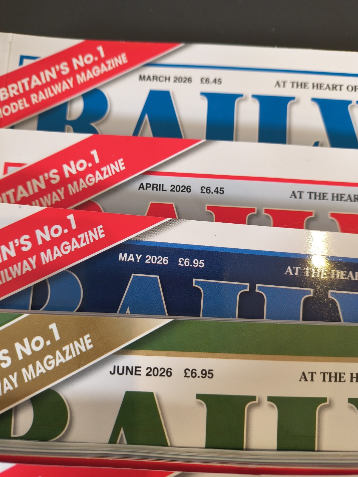 RAILWAY MODELLER MAGAZINE X6 Oct 2025 March April May June July 2026