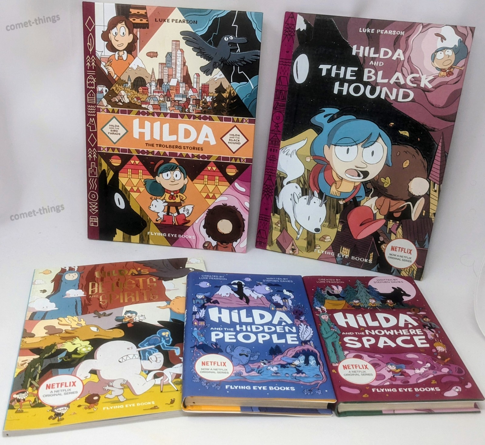 LOT 5 HILDA by Luke Pearson ~ Great Parade Hidden People Netflix Children’s