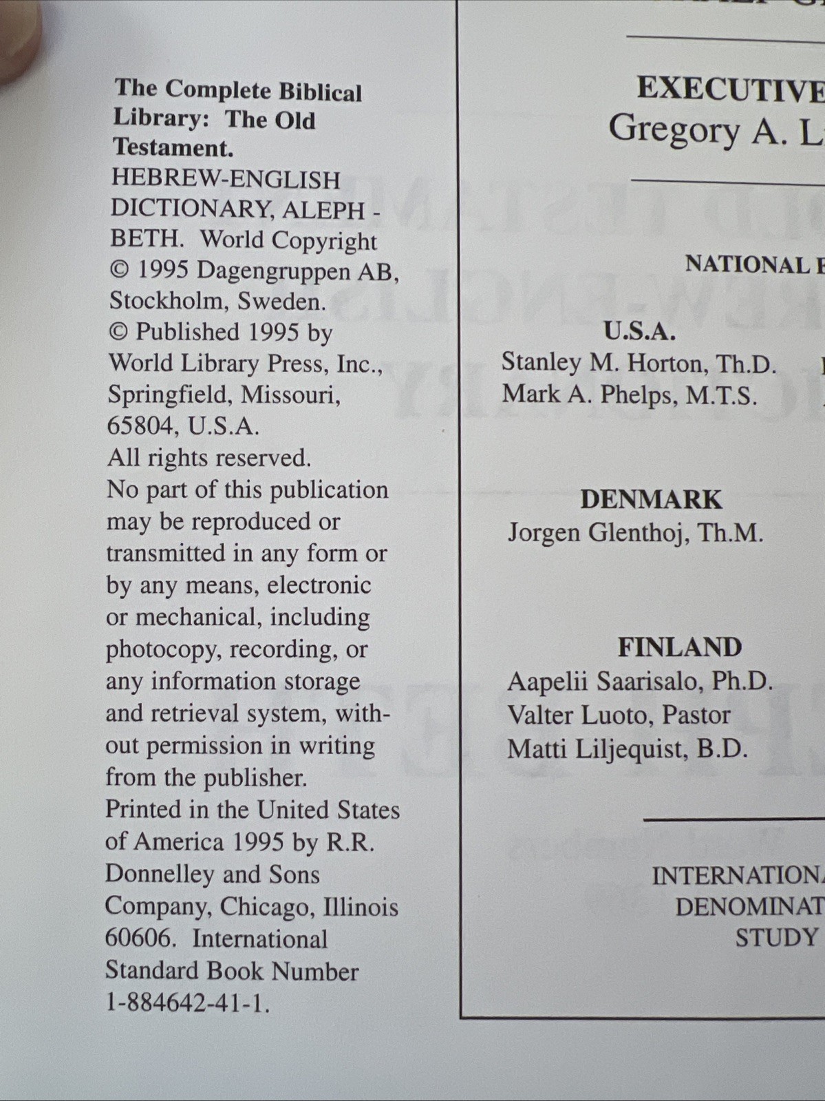 The Complete Biblical Library Hebrew – English Dictionary Aleph-Beth 1-1369
