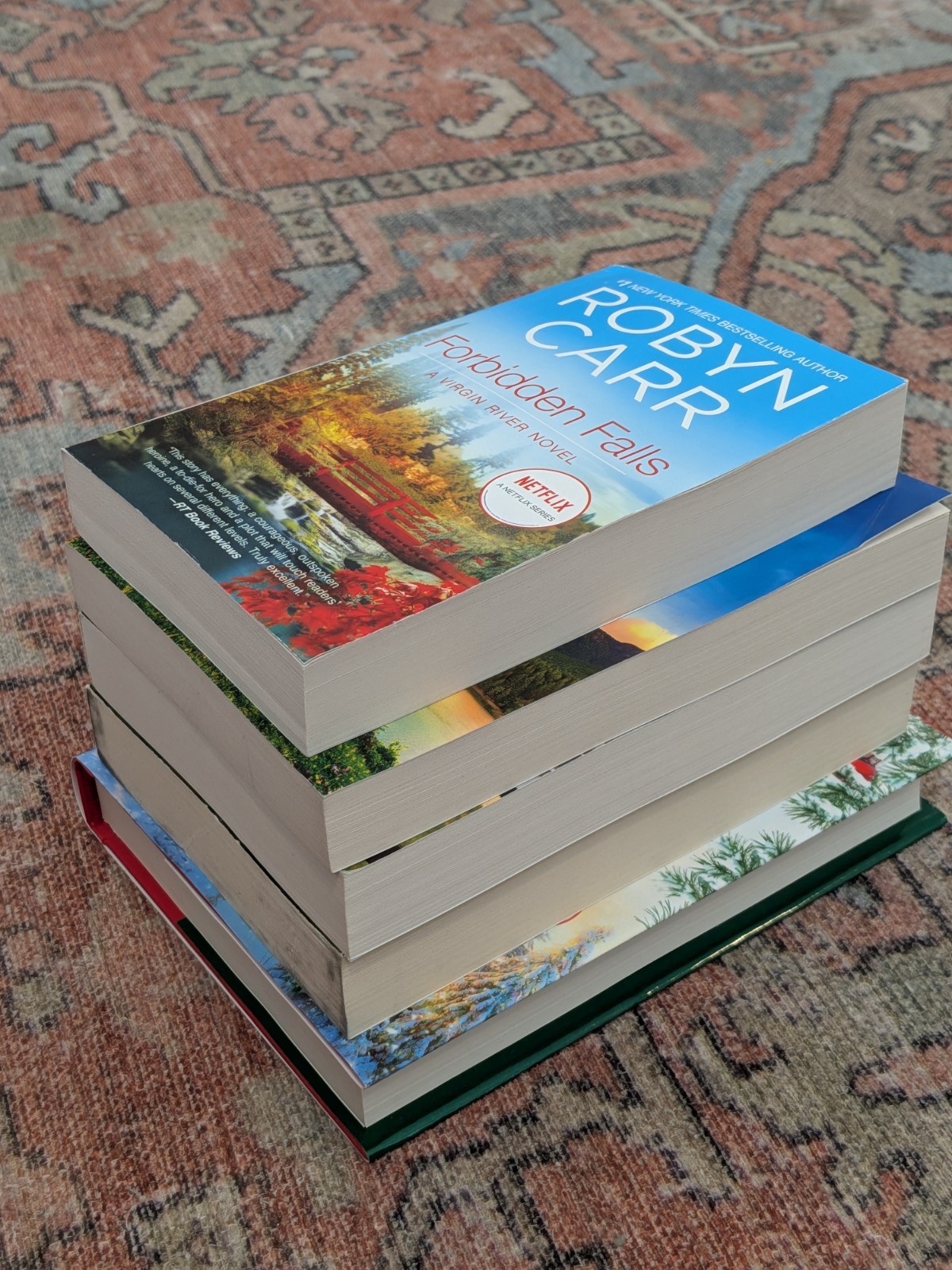 5 VIRGIN RIVER Romance Novels – Mixed Format by ROBYN CARR