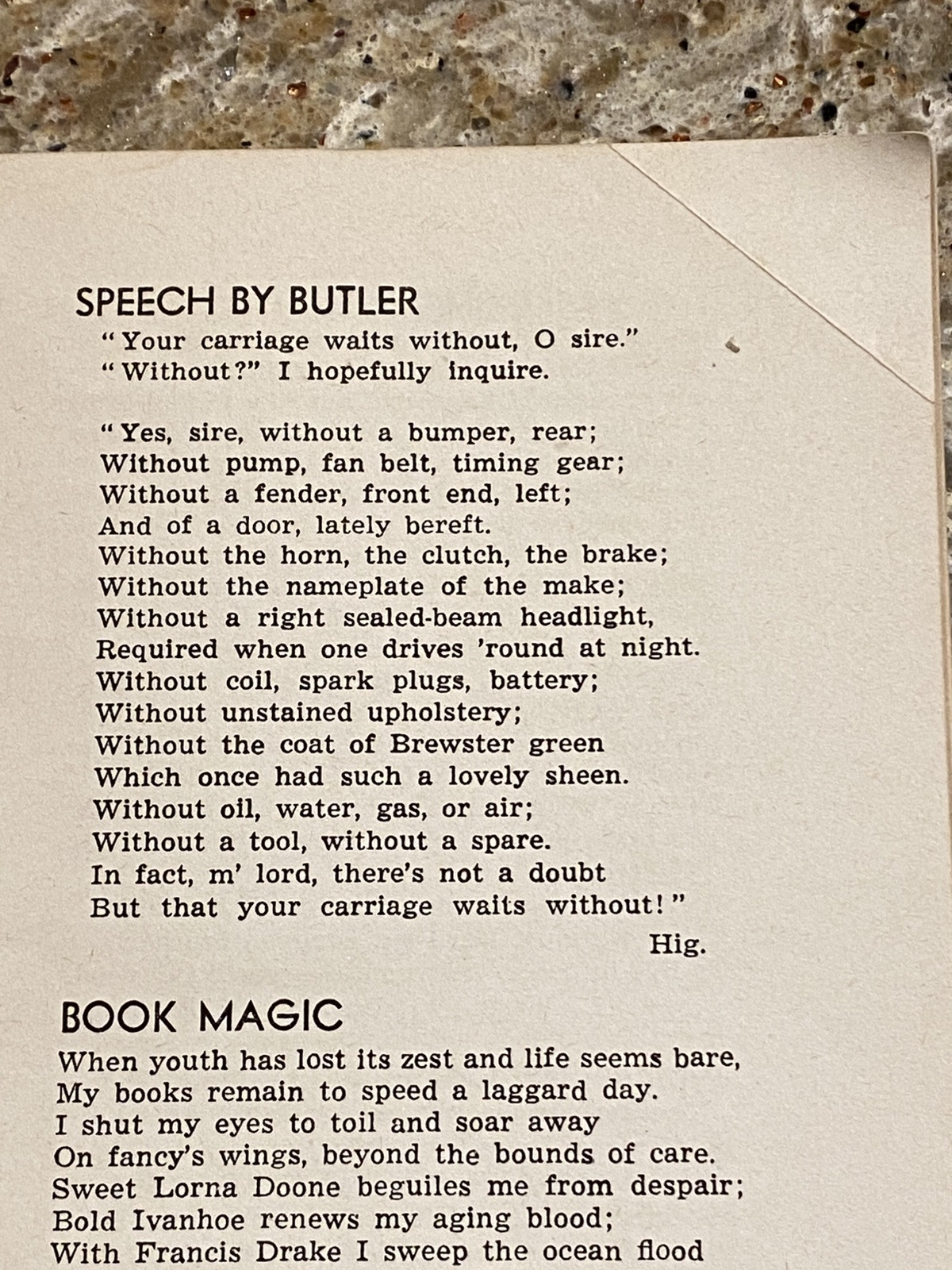 Vintage WWII Era CHICAGO TRIBUNE 1943 1944 LINE BOOK Quotes Wit Poetry Ephemera
