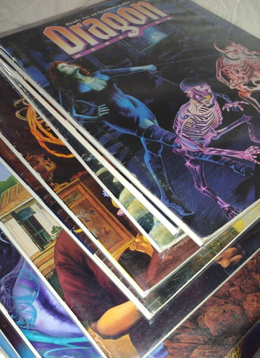🐉Dragon Magazine 🐉 *U Pick Your Lot* All Vintage Most w/ Inserts ⚔️🪄TSR D&D☠️