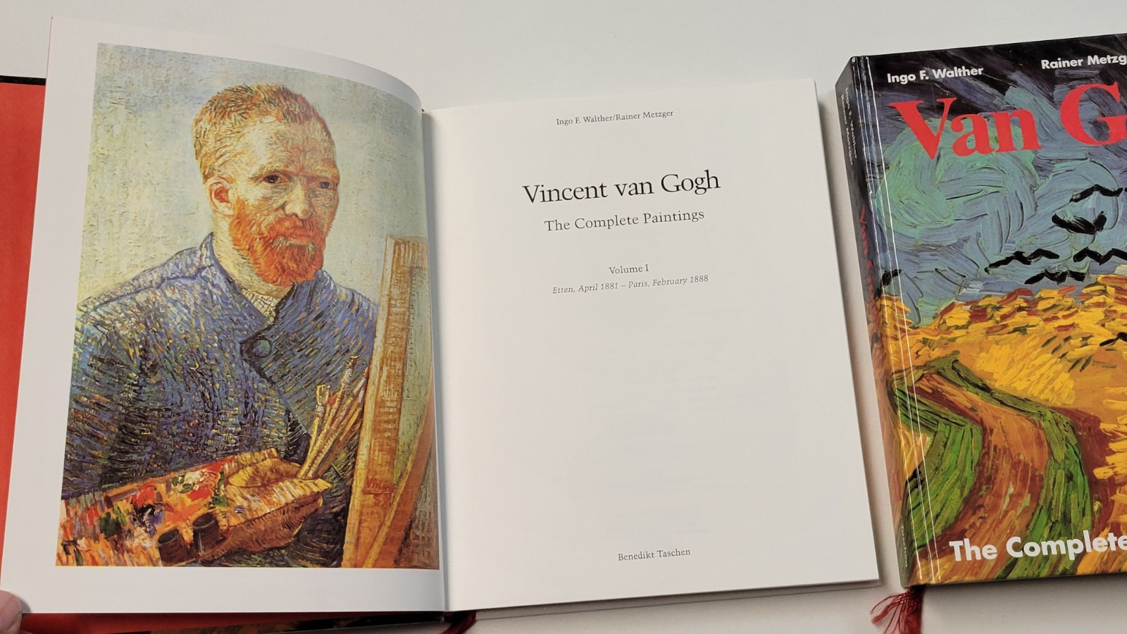Vincent Van Gogh: The Complete Paintings (2 Volume Set) Hardcover & Vermeer Book