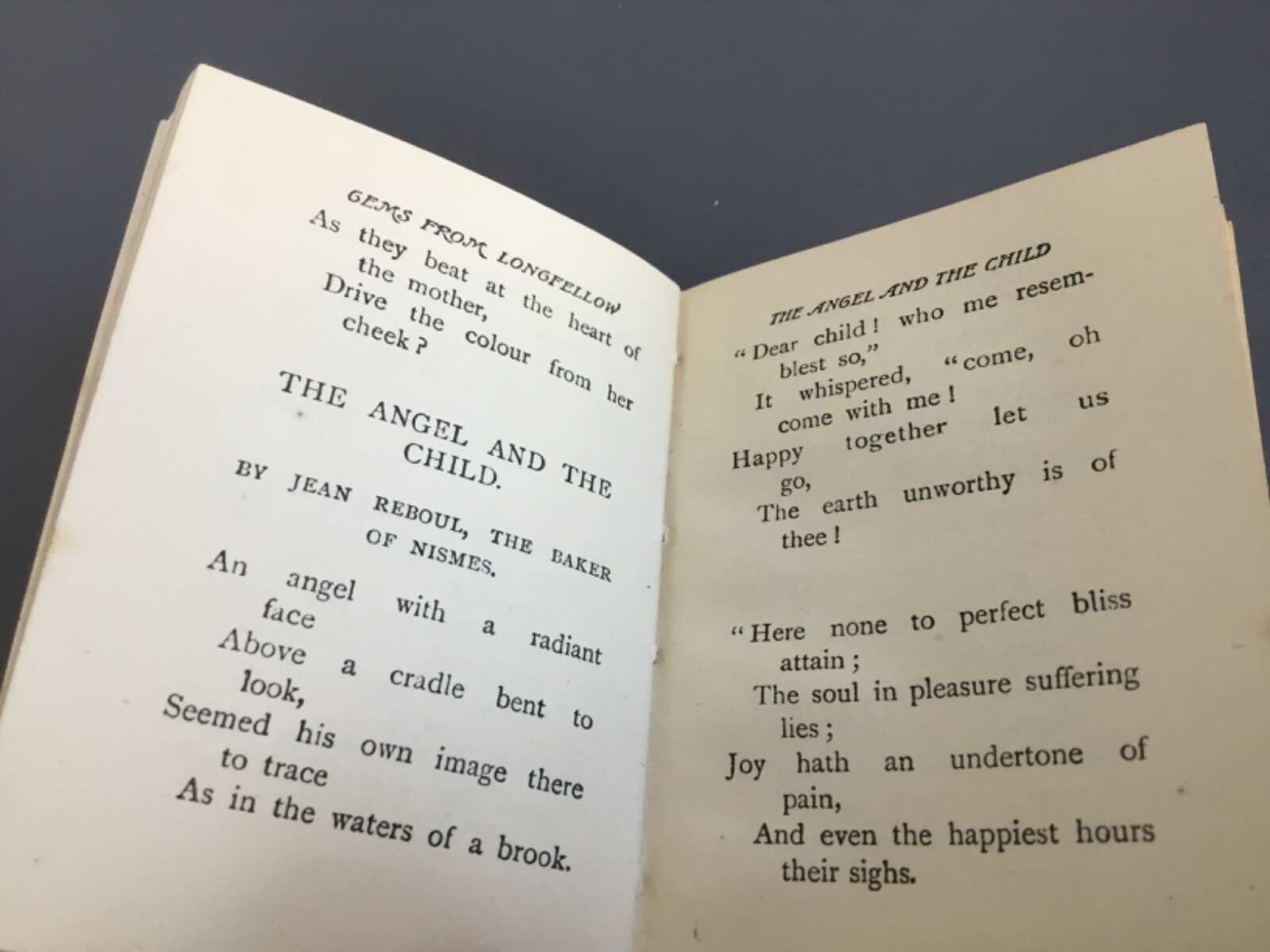 Vintage Gems from Longfellow Mini Book 10cm x 7cm Collins Clear Type Press