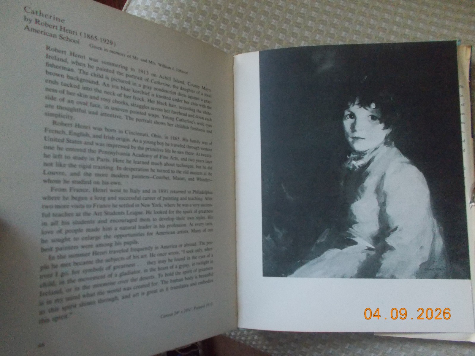 A Gallery of Children, Portraits from the National Gallery of Art HC/DJ 48 Pages