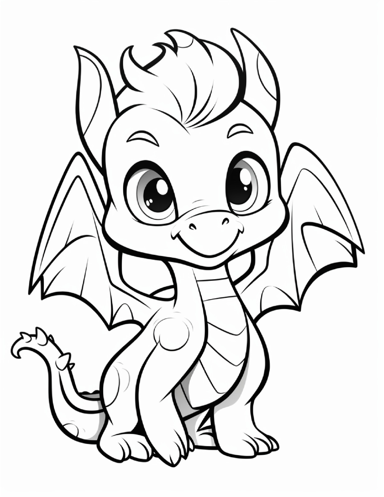 Baby Dragons Coloringbook geat fun for everone and all ages
