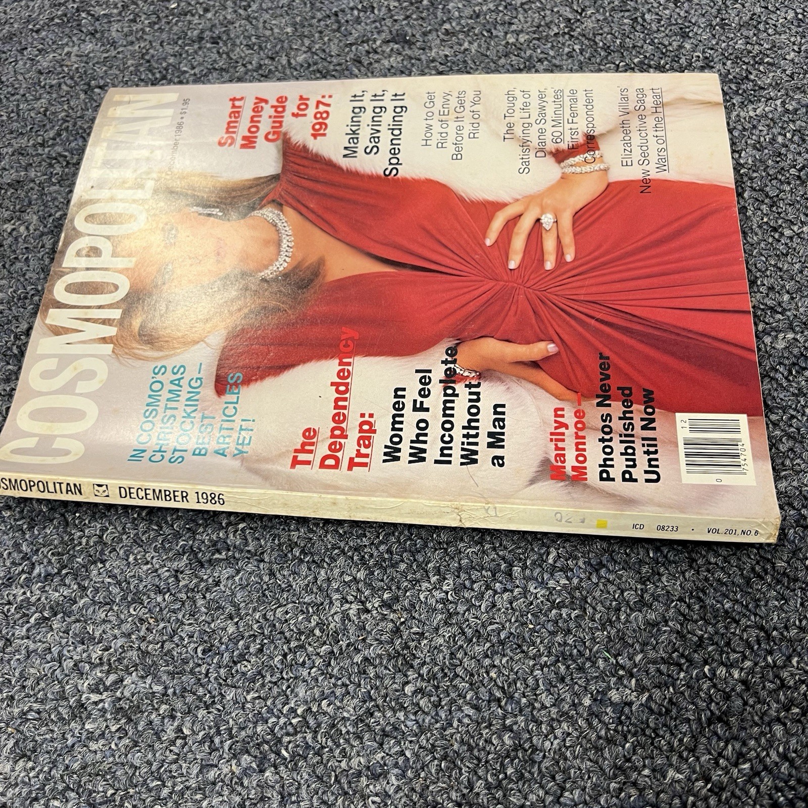 Vintage Cosmopolitan Magazine Lot of 3 Apr 1985 Dec 1986 Apr 1987 Fair Readable