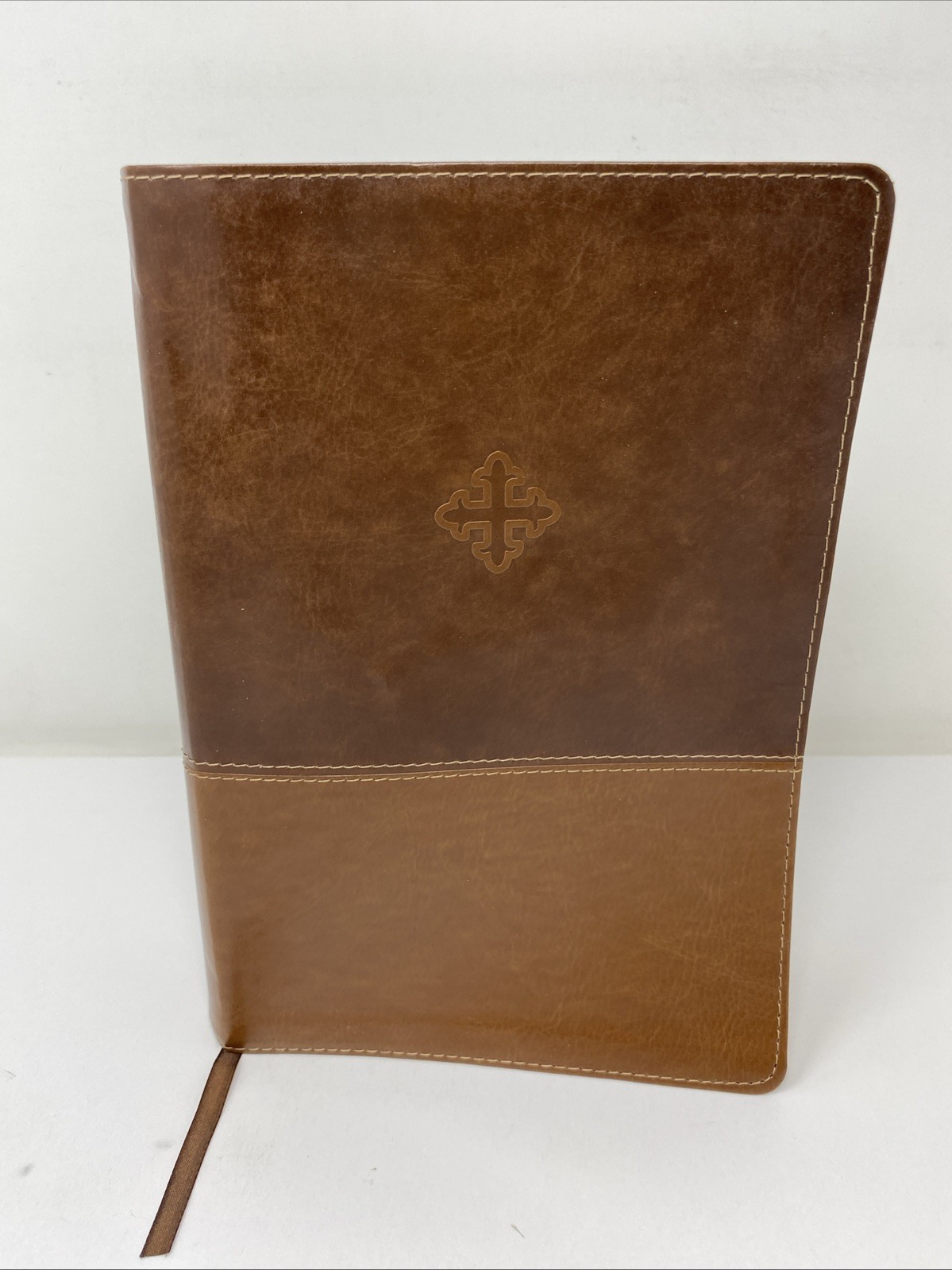 Amplified Study Bible Leathersoft Brown Thumb Indexed 2017 Zondervan