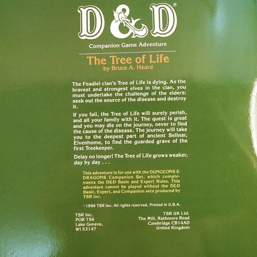 CM7 The Tree of Life – Dungeons & Dragons – D&D