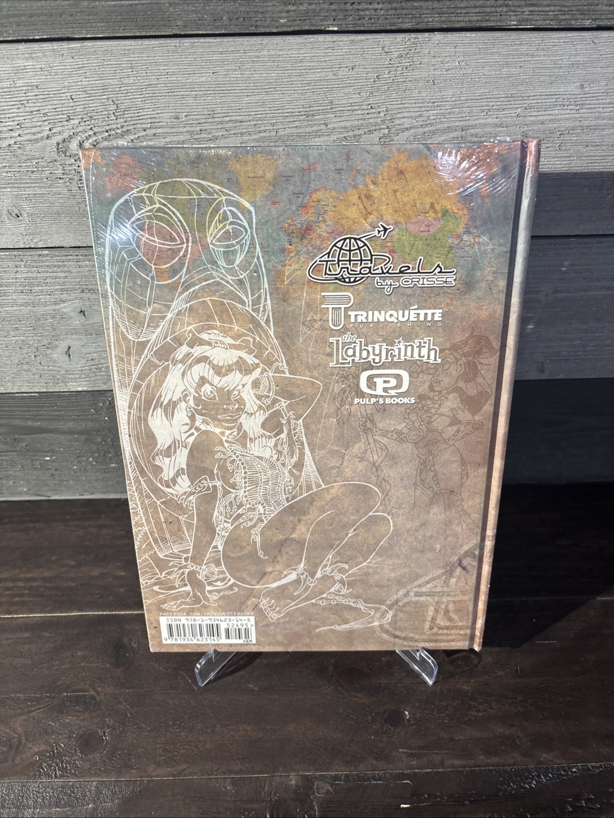 Sealed Travels Graphic Novel Didier Crisse 2013 First Edition Paintings Sketches