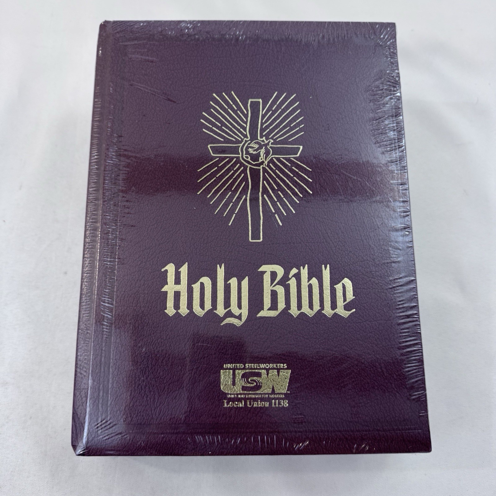 Holy Bible Labor and the Bible USW United Steelworkers Local 1138 Sealed