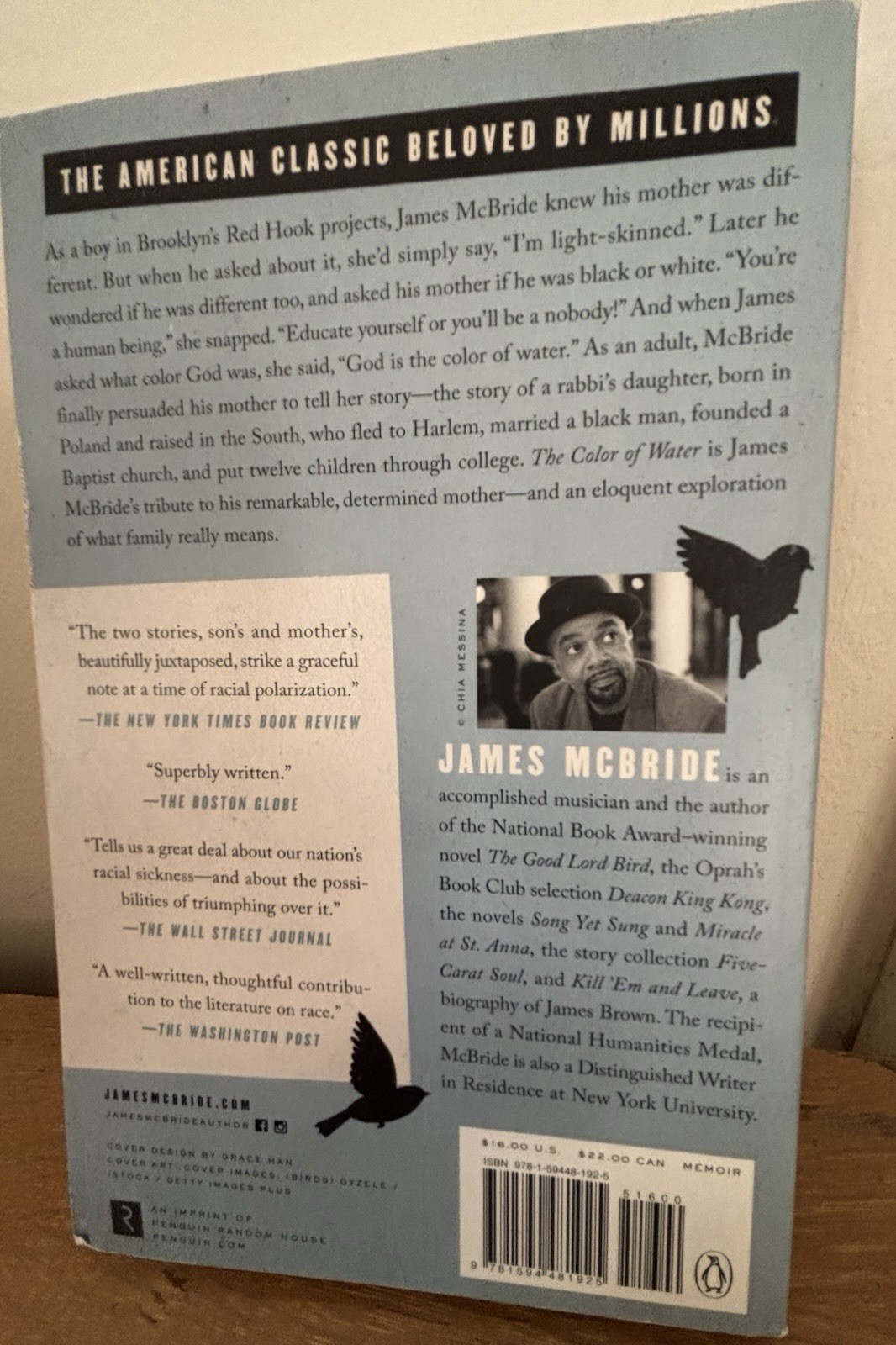 The Color of Water : by James McBride (Trade Paperback)
