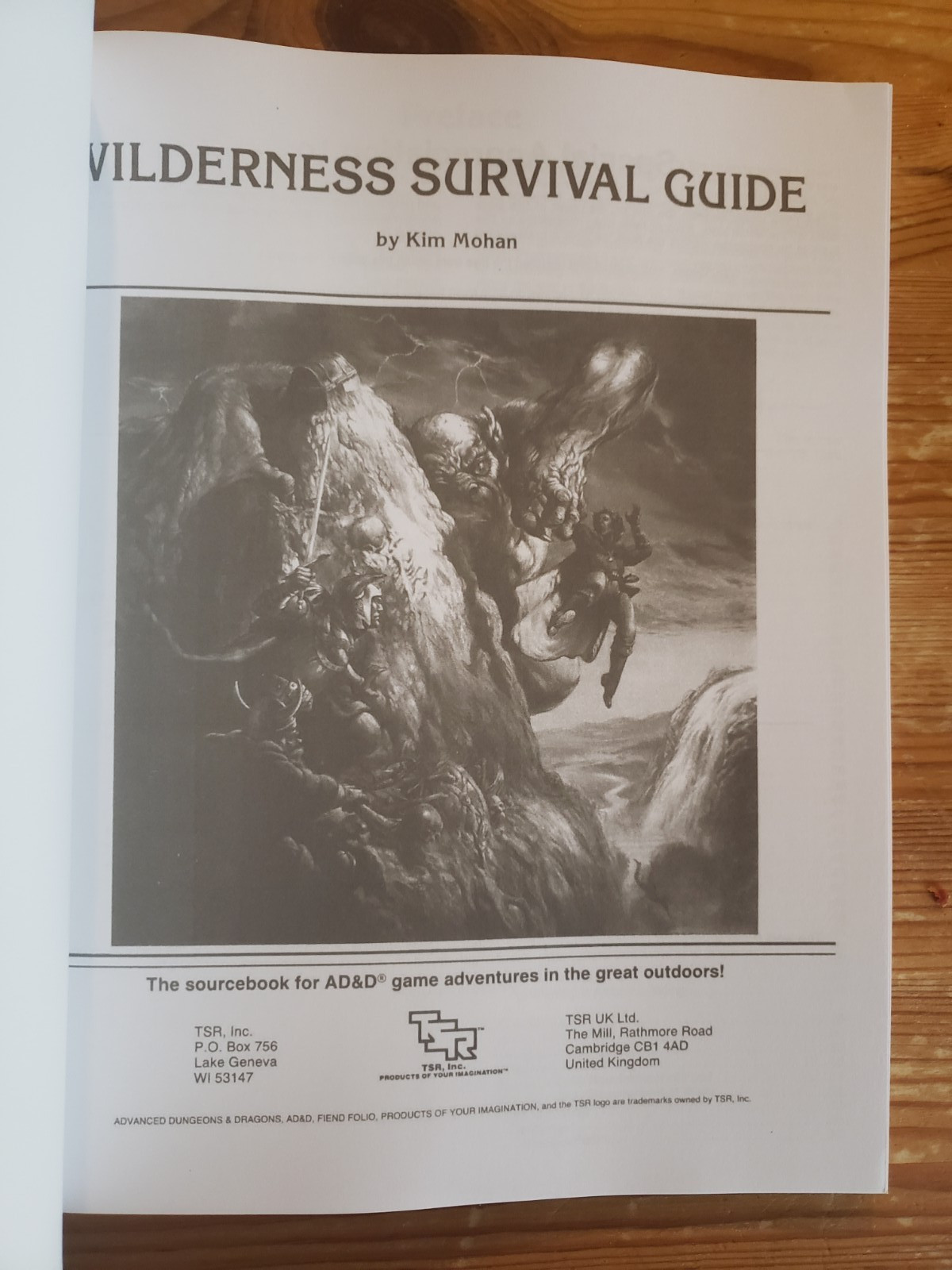 AD&D Wilderness Dungeoneer Survival Guide — Lot of 4 softcover D&D books NEW