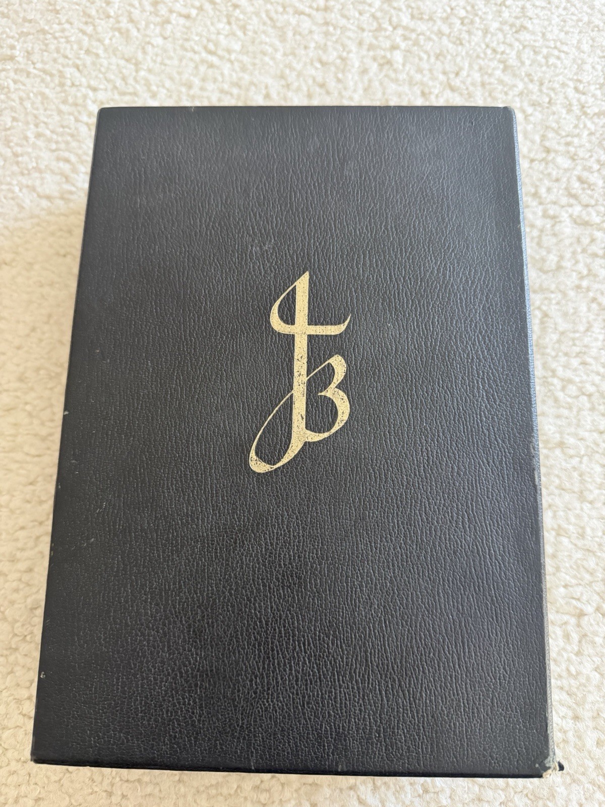 THE JERUSALEM BIBLE Doubleday & Company 1966 Leather Hardcover Vintage