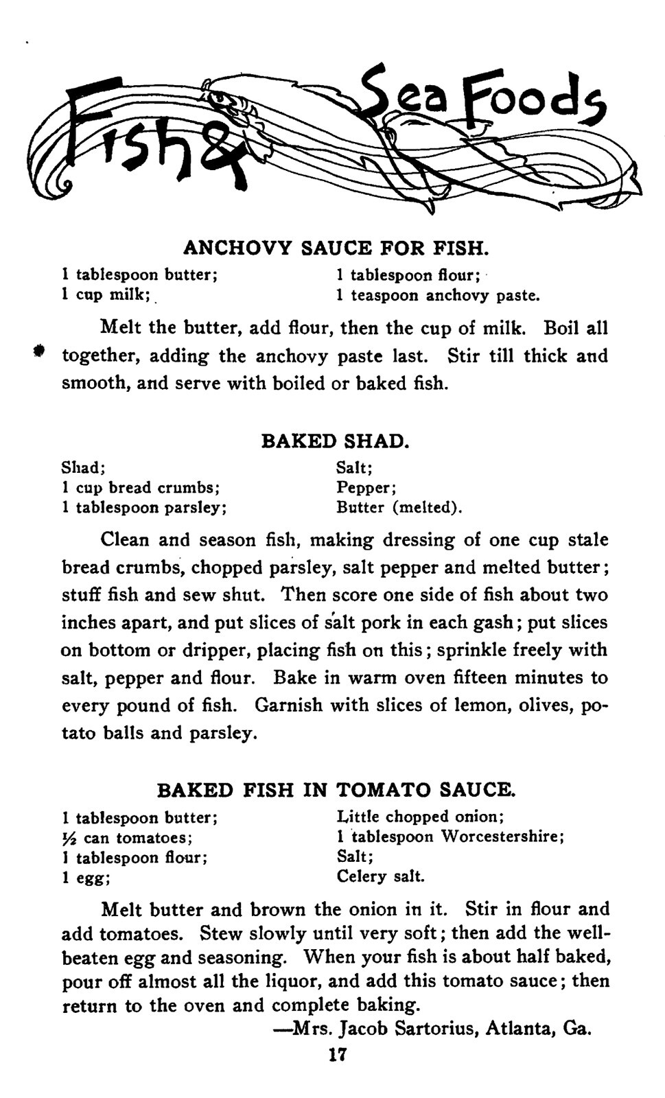 1909 Our Sisters Recipes 250 Pages