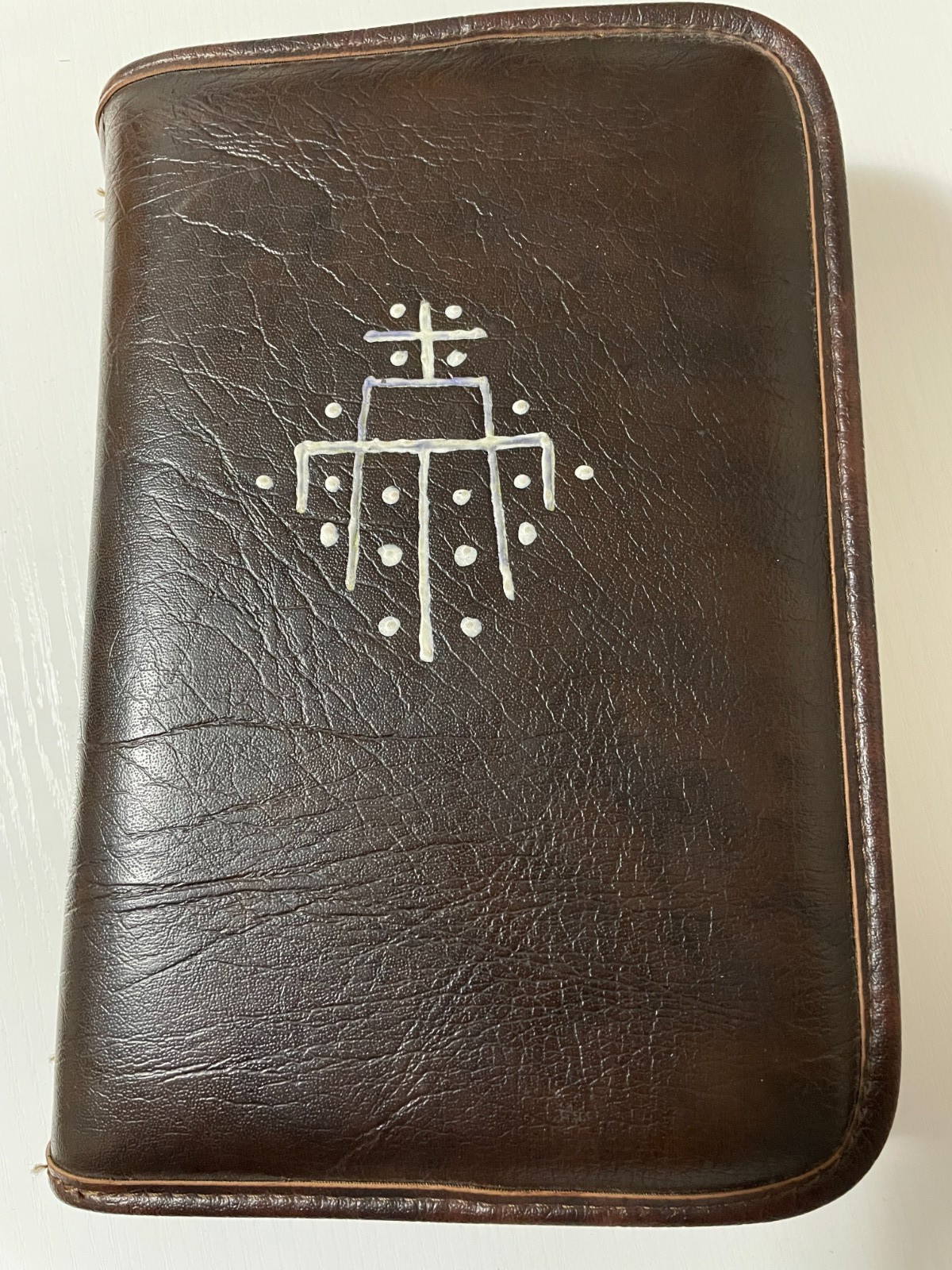 1959 Encyclopedia of Witchcraft Demonology Robbins 1st Ed + Leather Occult Case
