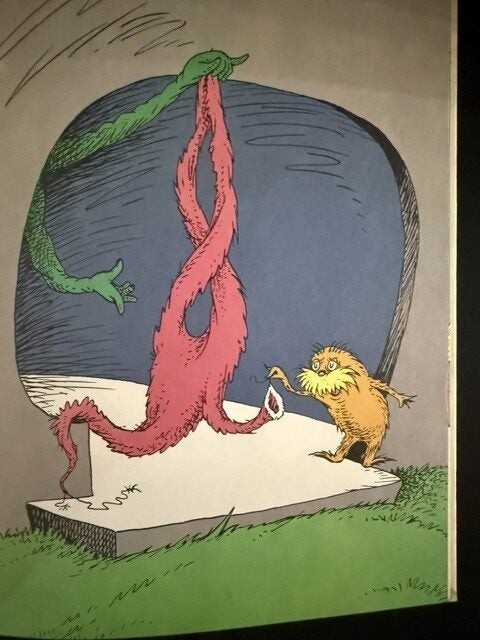 Dr Seuss / Lorax Classic Seuss Book 5 of 34 Classic Seuss 1971 Trade edition