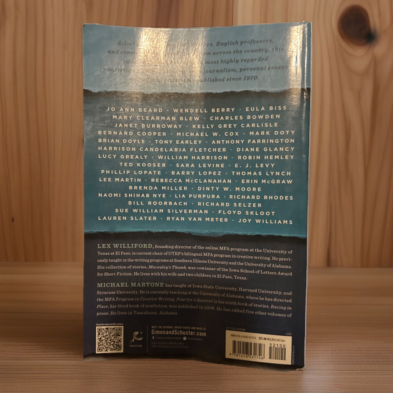 Touchstone Anthology of Contemporary Creative Nonfiction: 1970 to Present