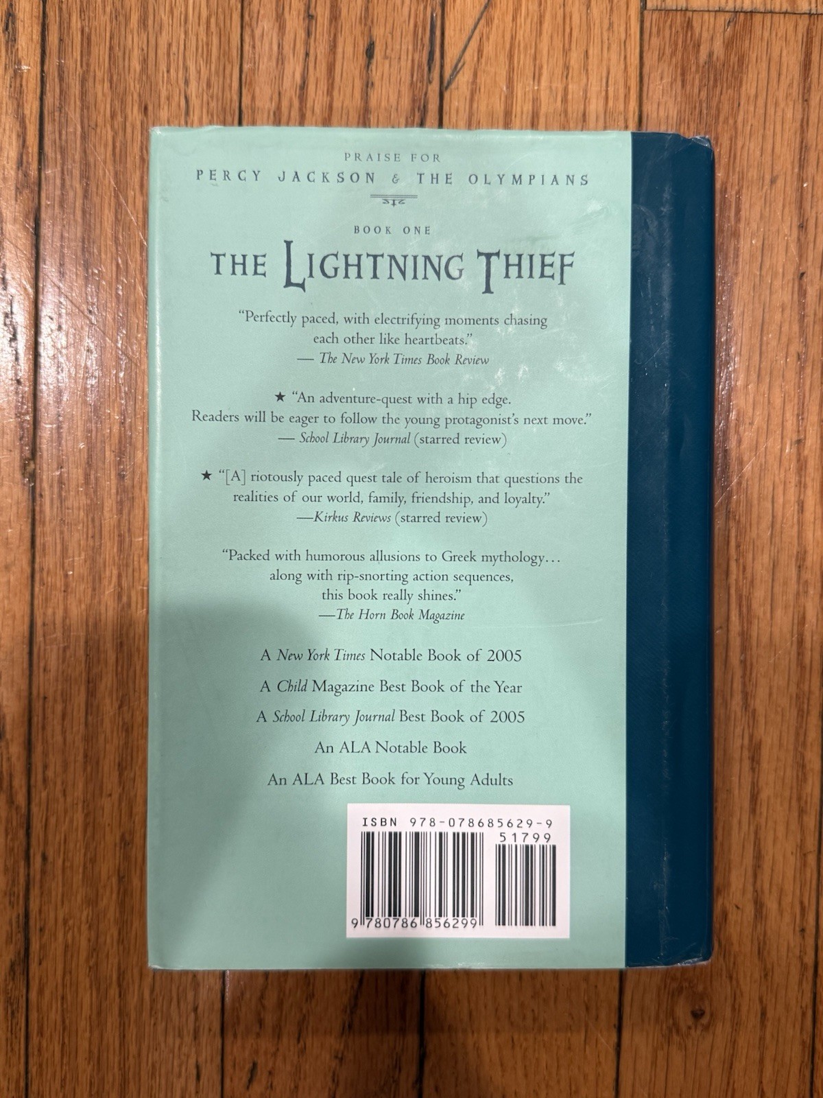 Percy Jackson Olympians HC Set, Lightning Thief Series 1st Ed OOP—VERY GOOD