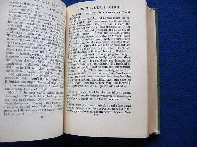 The Border Legion ~ Zane Grey – Grosset & Dunlap c 1916, 1944