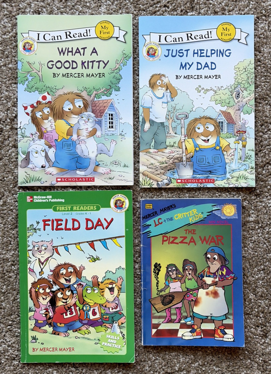 Lot 17 Mercer Mayer Little Critter Picture Story Books (1 HB) Vintage & Modern