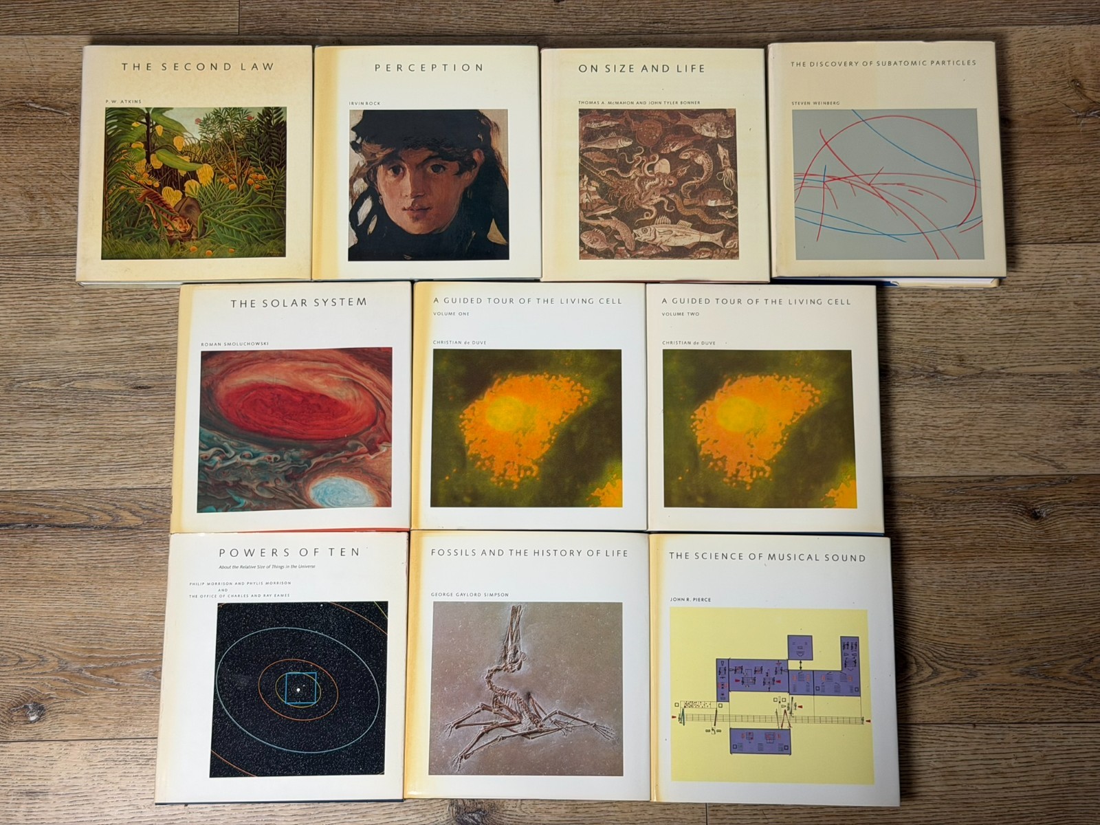 Scientific American Library Book Bundle Lot 10 Volumes Hardcover