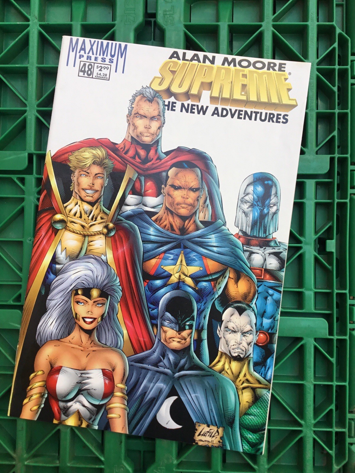 Supreme The New Adventures #48 Alan Moore 1997 Maximum Press Comic VF/NM