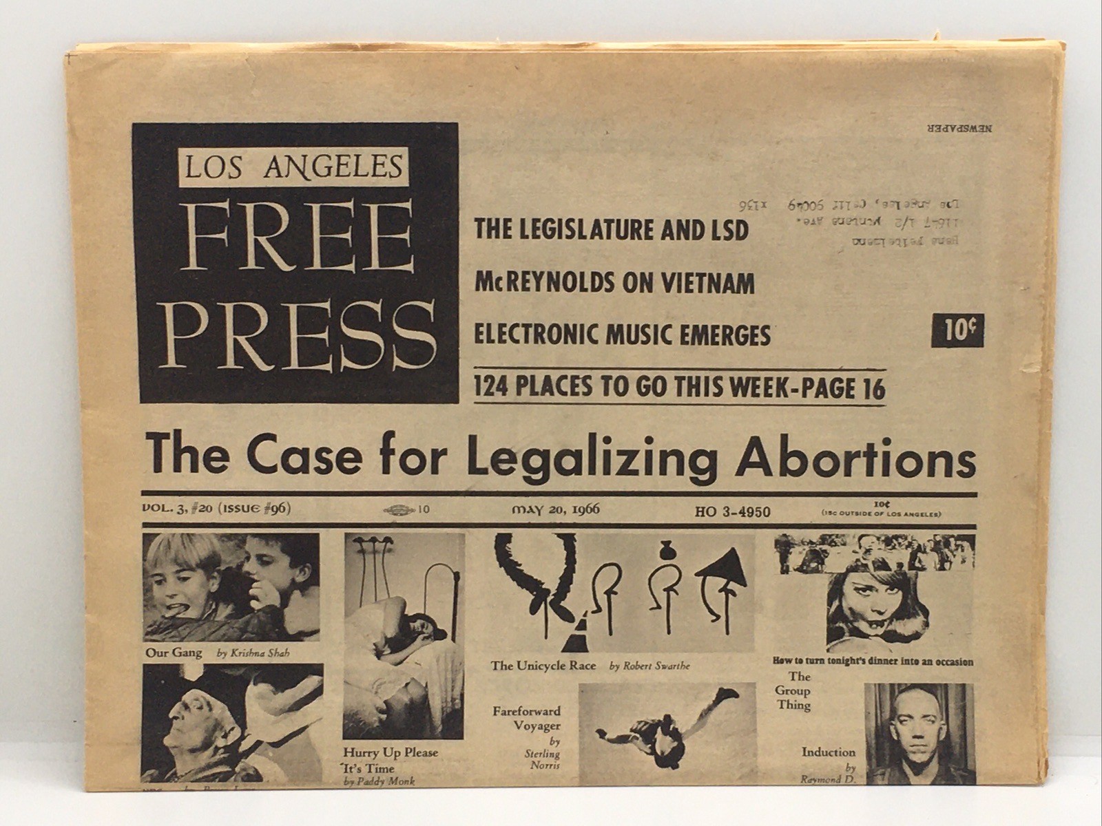 May 20, 1966 Los Angeles Free Press The Case For Legalizing Abortions, LSD