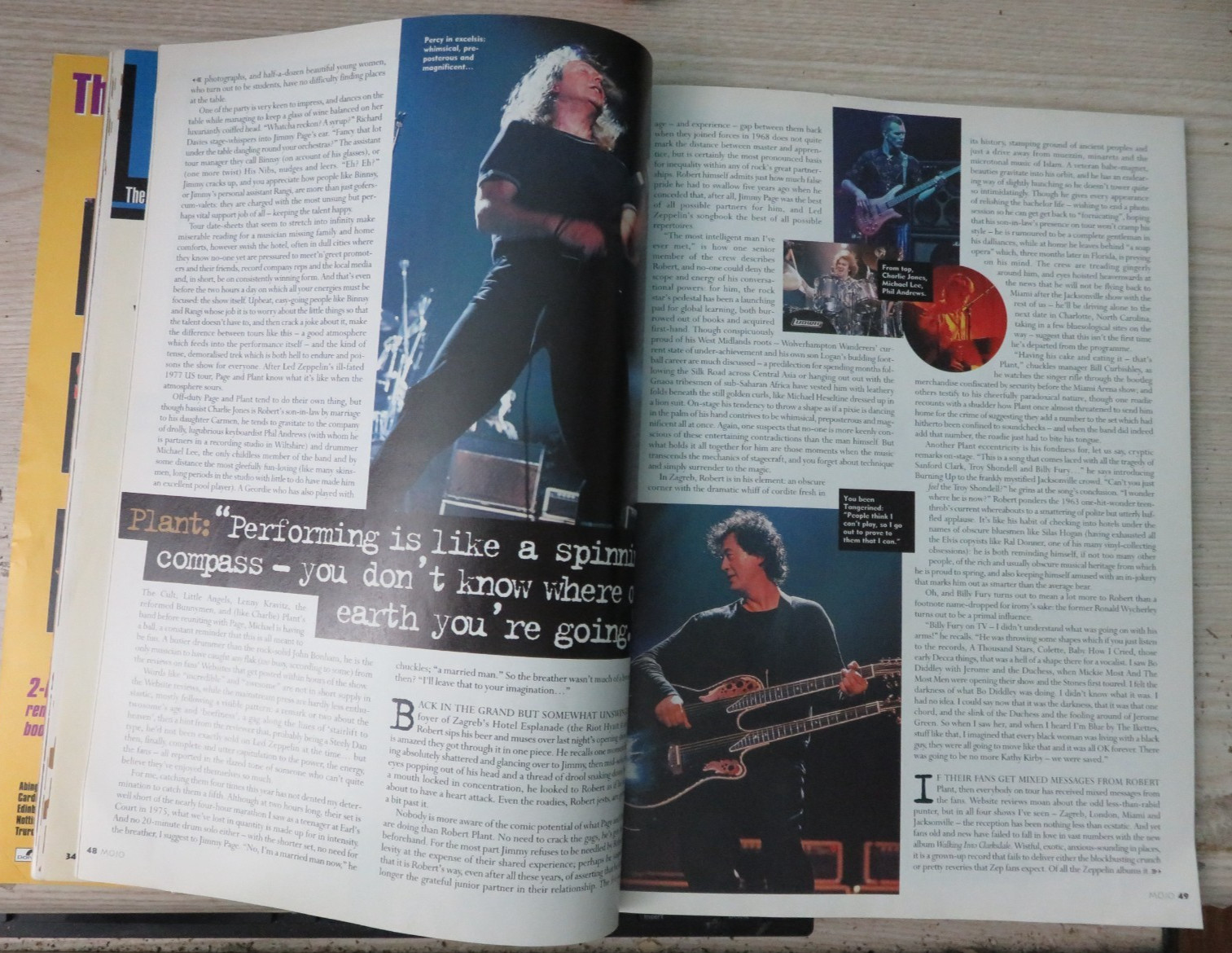MOJO SEP 1998 ~KEITH MOON /BOB MOULD/GORKY’S ZYGOTIC MYNCI/PAGE & PLANT/ARCHIES