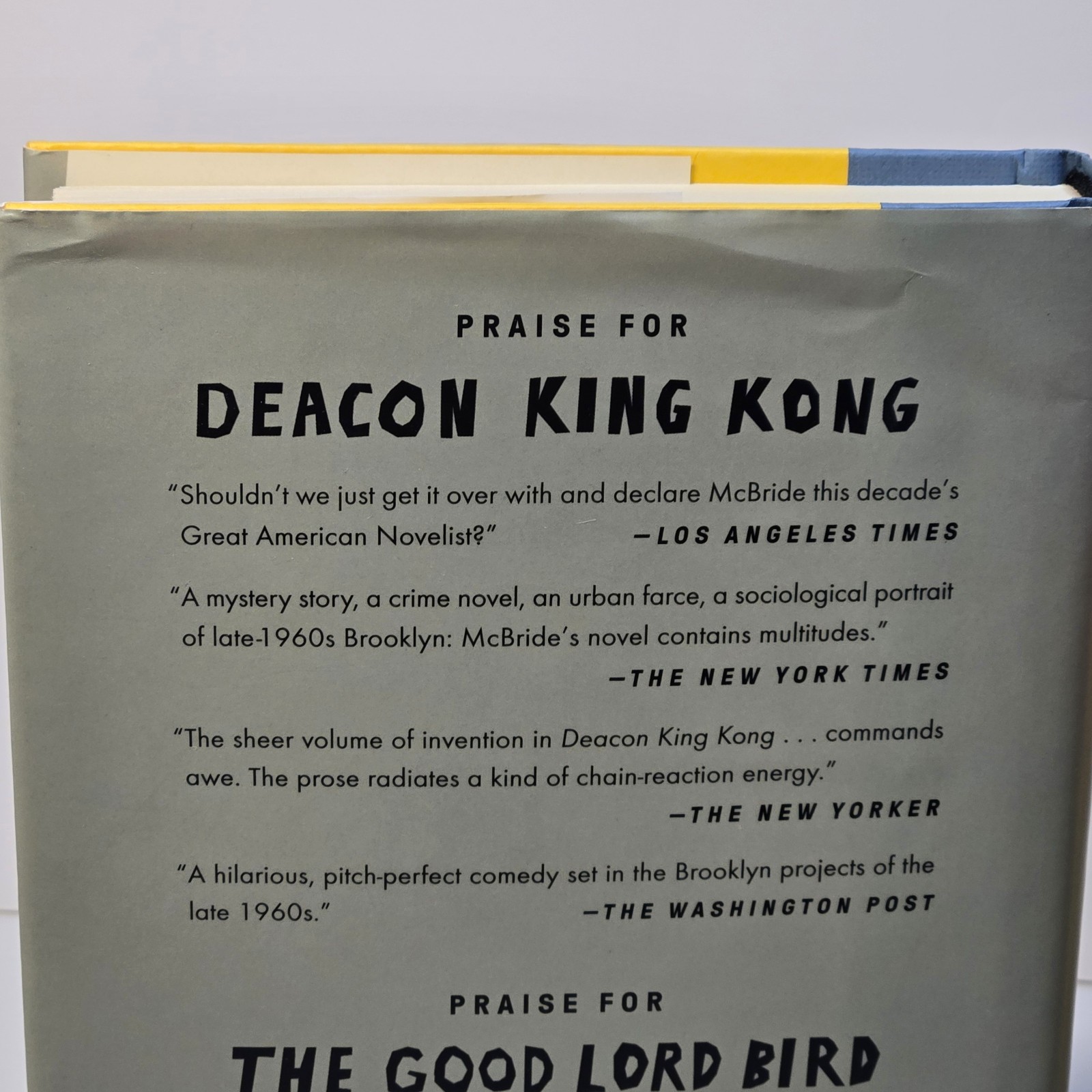 James McBride SIGNED Lot (2) | Deacon King Kong + Heaven & Earth | 1st Printings