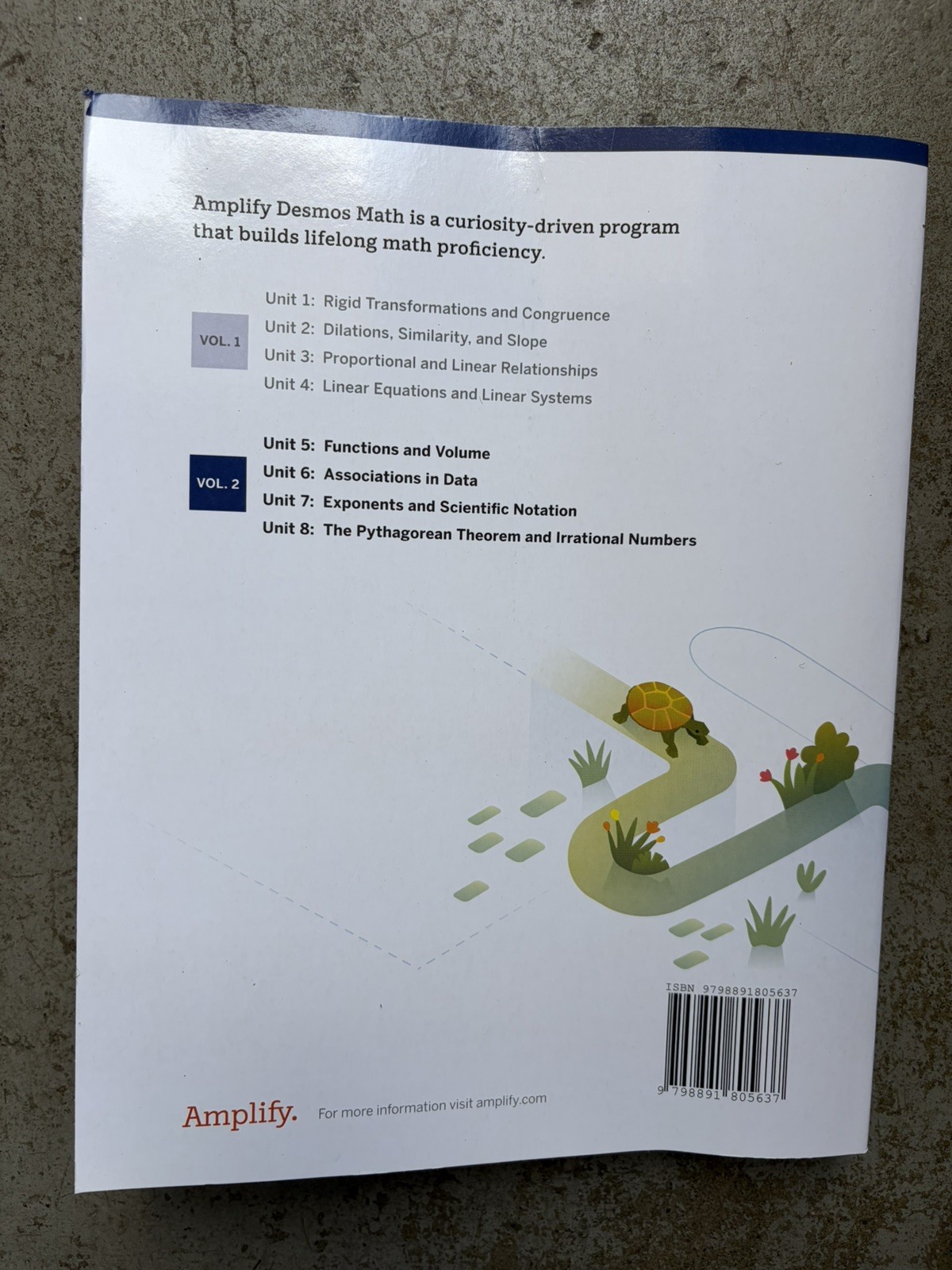 Amplify Desmos Math Grade 8 Volume 2 Student Edition