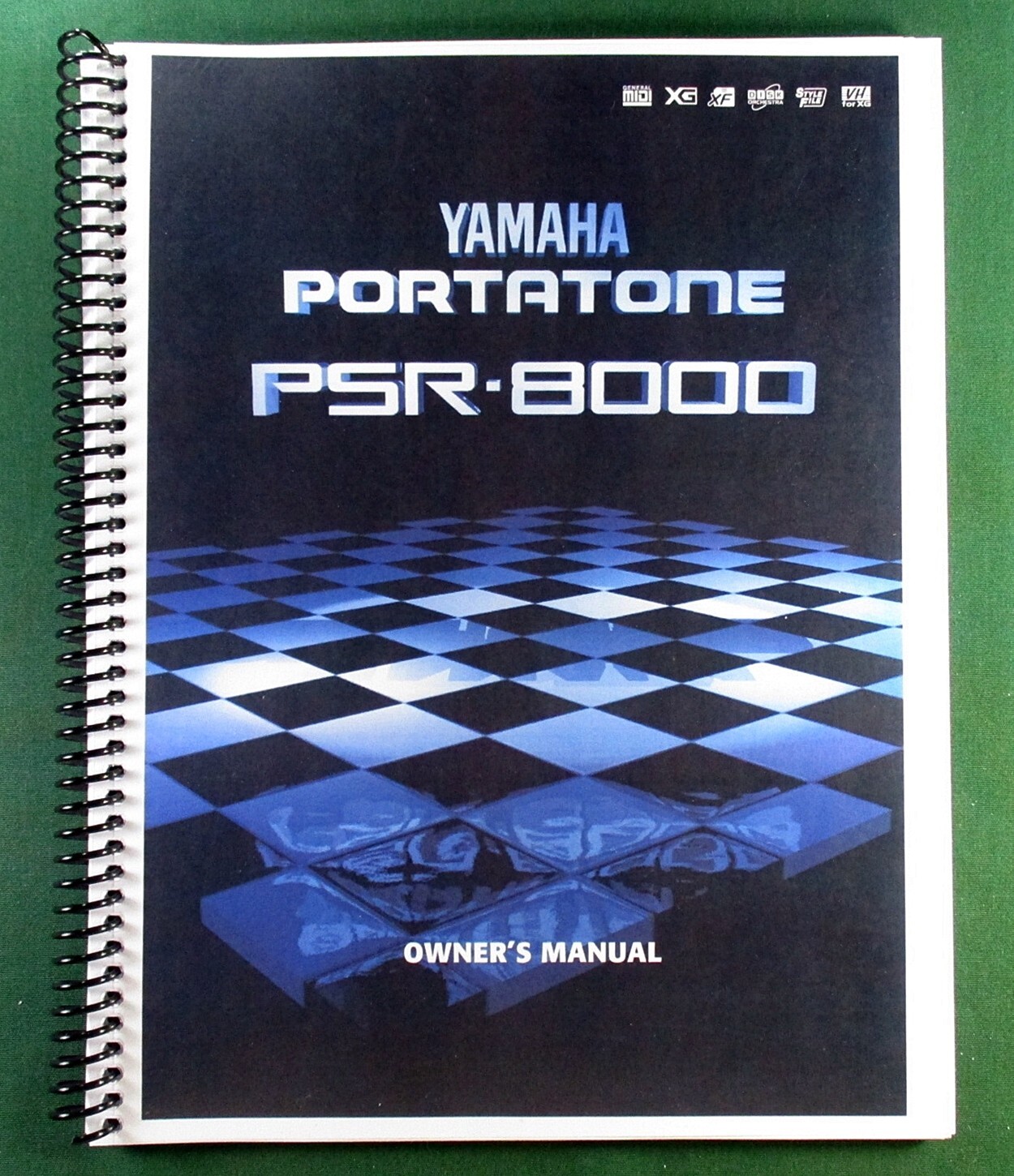 Yamaha PSR-8000 Instruction Manual: 206 Pages & Protective Covers!
